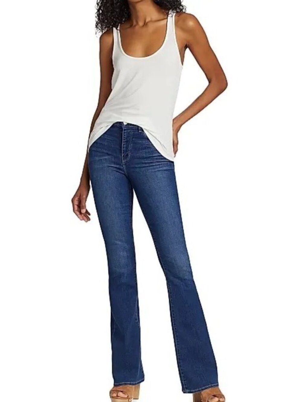 L’AGENCE Marty High Rise Blue Denim Jeans Size 26 New